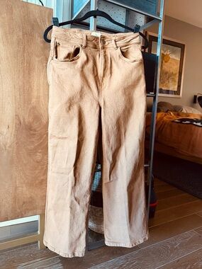 Sezane Crop Wide Leg Jeans